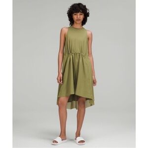 LULULEMON ATHLETICA Mesh Overlay High Neck Dress